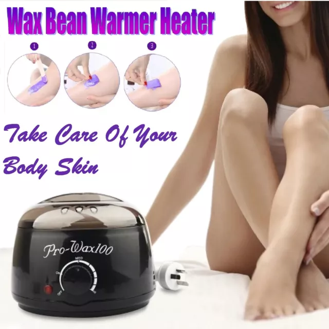 Wax Pot Wax Warmer Hard Wax Bean Body Remover Heater Waxing Machine Salon Kit
