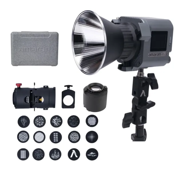Aputure Amaran 60d S LED Video Light + Amaran Spotlight SE 36 Degree Lens Kits