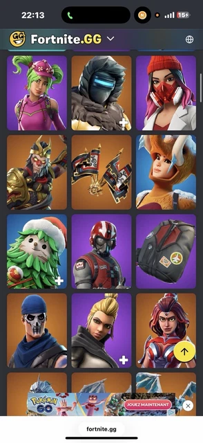 Compte ftn rare +270 skins [ IKONIK