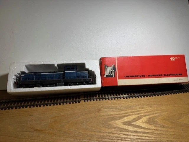 Locomotive Diesel Jouef HO BB D 6100 SNCF – Vert Époque 4 – Modèle De Collection De 1988