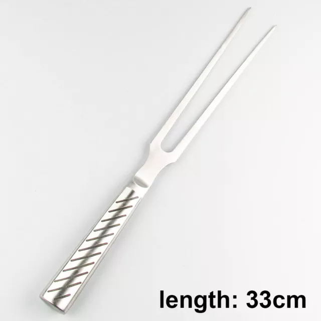 Stainless Steel Carving Set Meat Knives Kitchen Cutting Knife Chef BBQ Fork Gift 3