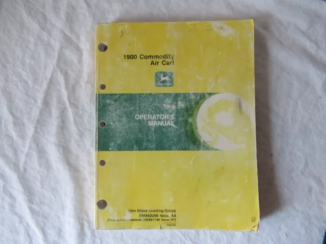 John Deere 1900 commodity air cart operator's manual