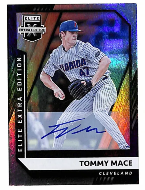 2021 Panini Elite Extra Edition Tommy Mace auto autograph card Indians