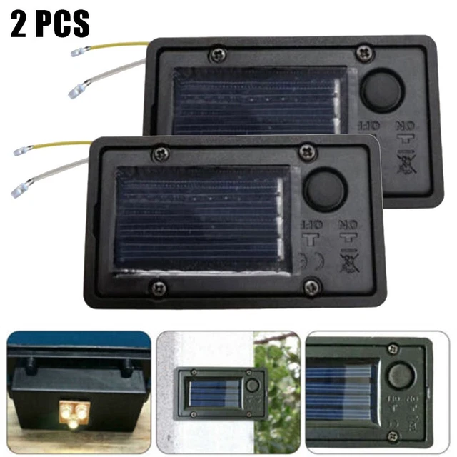 NEW SOLAR LIGHT Boxes LED Solar Panel Lantern Lid 5 Lumen