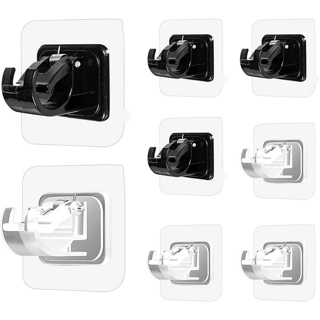 Curtain Rod Brackets No Drilling Self Adhesive Curtain Rod Holder Hooks7556