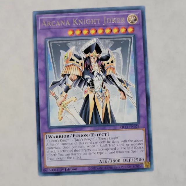 Yugioh! Arcana Knight Joker - KICO-EN029 - Rare - 1st Edition Near Mint, English