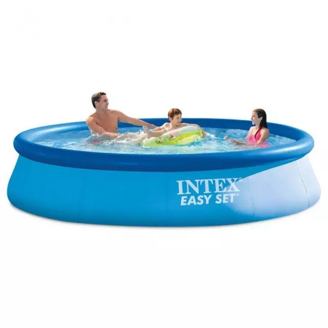 Intex Paddling Pool Easy Set 12ft/15ft XLarge Round include Filter Pump Swimming