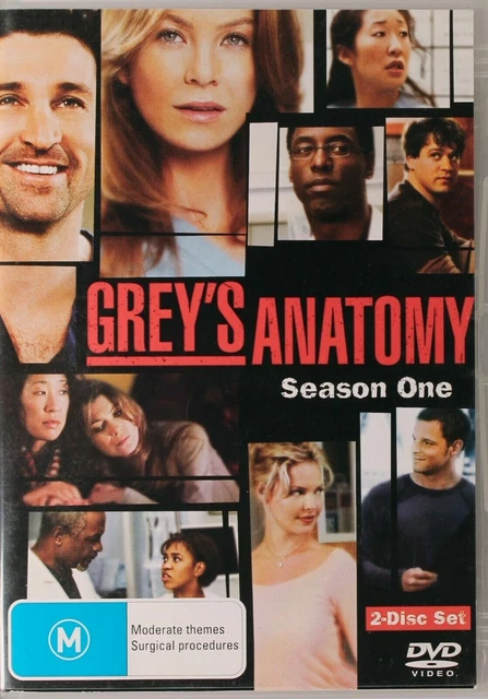 Grey's Anatomy : Season 1 (DVD, 2005) Ellen Pompeo, Sandra Oh, RG 4 Free Post.