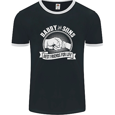 Daddy & Sons Best Friends for Life Mens Ringer T-Shirt FotL