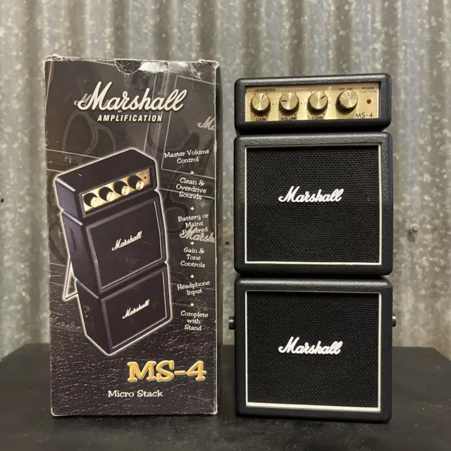 Marshall MS-4 mini stack guitar amplifier In Original Box