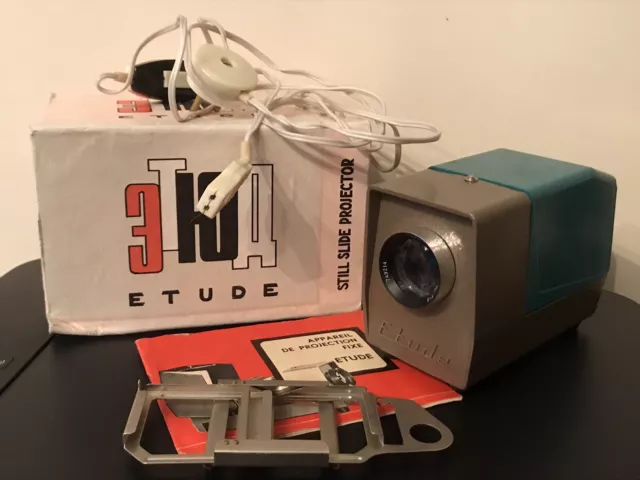 Ancien PROJECTEUR DIAPOSITIVE Vintage Étude Fabrication URSS/USSR Soviétique