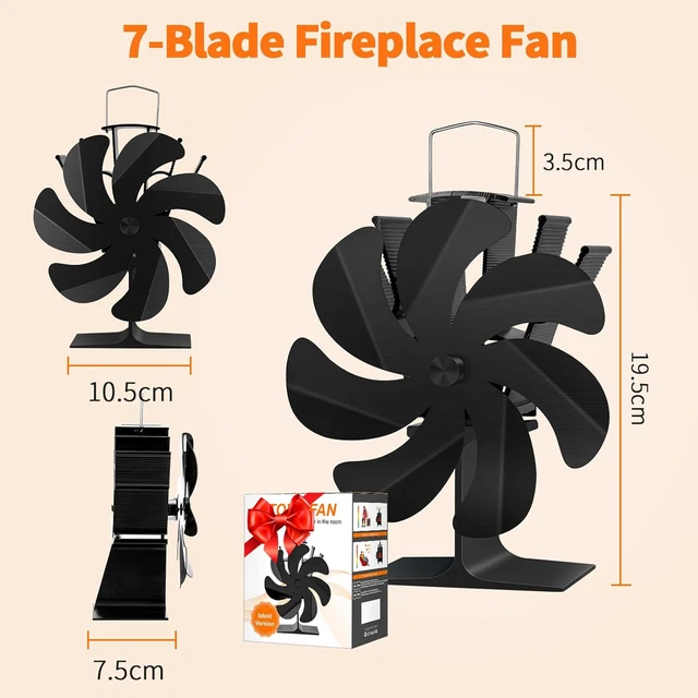 NIDONE Ventilatore Torre Senza Pale 33 Cm - Oscillante, 2 Velocità, Silenzioso, USB, Nero, Per Scrivania E Camera
