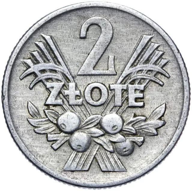 Polen - PRL - Polska Poland - Münze - 2 Zloty Złote 1959 - SELTEN - ERHALTUNG !