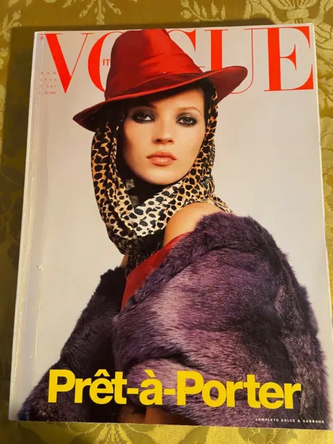 Magazine Vogue Italia 547 Pret A Porter Marzo 1996 Steven Meisel.tres Epais