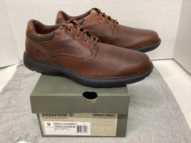 Timberland Earthkeepers Richmont PTO Mens leather shoe #5127A M Red Brown