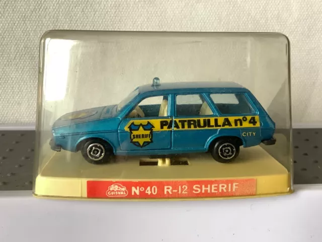 ✅Vintage Die-Cast Guisval N°40 Renault R-12 Sherif "Rarität" (DN10-34S8/3)-1