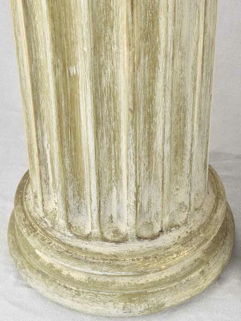 Pair of terracotta column pedestals 27½" 5