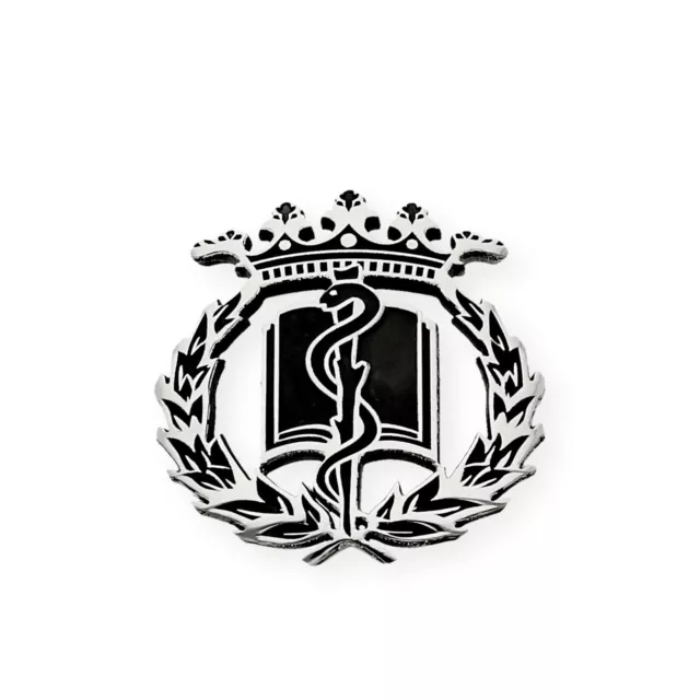 Pin Medicina Insignia Profesional Plata de Ley 925 Hecho a Mano