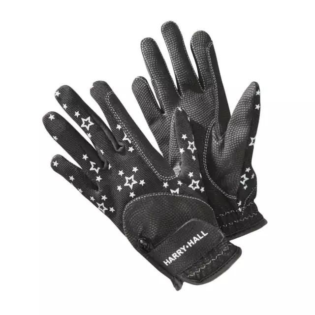 Harry Hall Roxby Junior Reflective Gloves Black