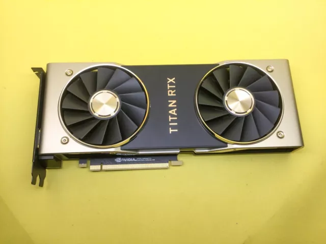 NVIDIA Titan RTX 24GB GDDR6 PCI Express 3.0 x16 Tarjeta de Gráficos de Vídeo