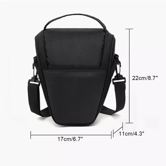 Portable Camera Shoulder Bag Waist Case Carrying Pouch For DSLR SLR Digital Cam 2