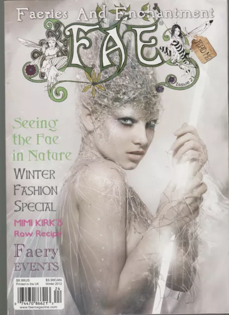 Fae Uk Magazine Winter 2012, Faeries And Enchantment, Minor Water Damage.