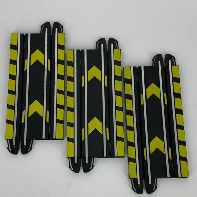 3x Micro Scalextric (Latest 2019 Onwards) Standard C Straight x 1 (Arrow Design)