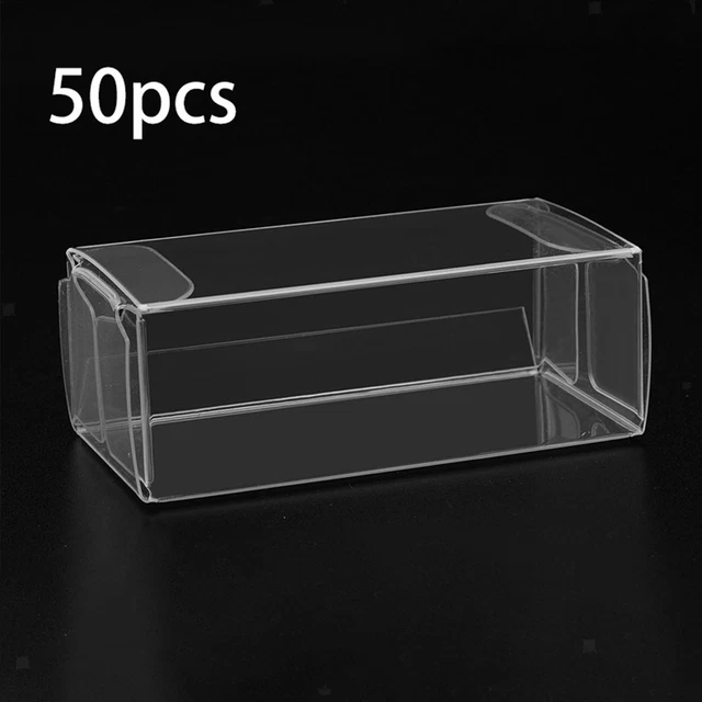 50 Scatole Espositrici In PVC Trasparenti Per Modellini Auto 1:64 - Matchbox, Hot Wheels