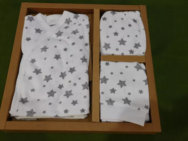 (Vd-3-01) Newborn 5Pc Gift Set 0-3Mth - 100% Organic Cotton - Baby Shower Etc