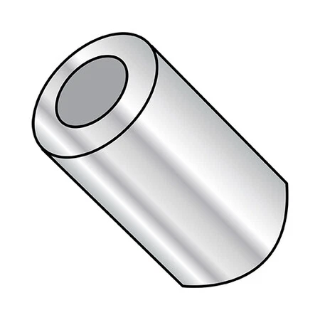 Zoro Select 310508Rsa 8X5/16 #5/16 Round Spacer Aluminum