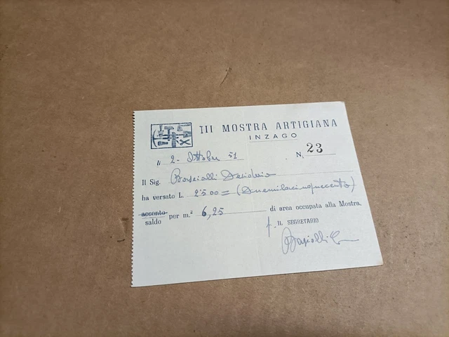 Documento - III Mostra Artigiana Inzago