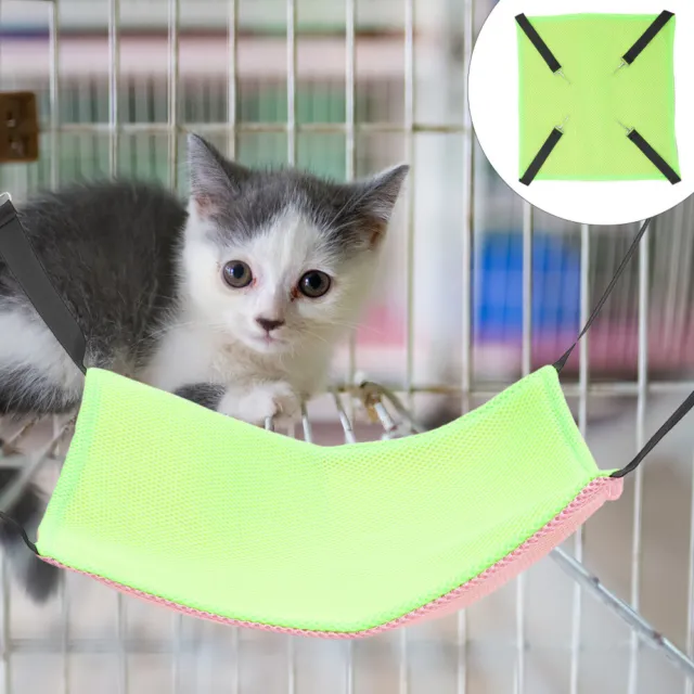 Amaca traspirante gatto decorativa gabbia per animali domestici letto sospeso comodo gatto domestico