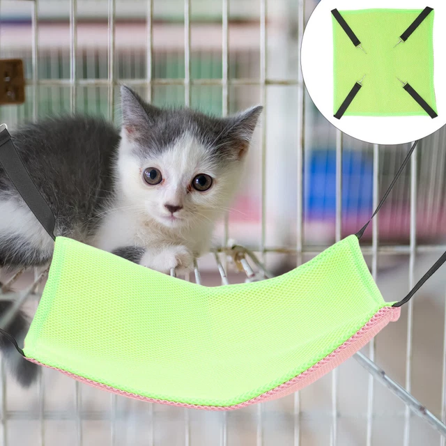 Amaca traspirante gatto decorativa gabbia per animali domestici letto sospeso comodo gatto domestico