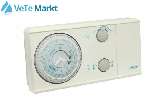 Grässlin Thermostat Ambiant,Régulateur de Température Ambiante Chrono