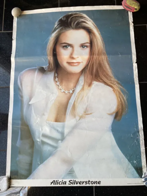 Alicia Silverstone Poster 1990’s Original Large Clueless Poster 63cm x 88cm