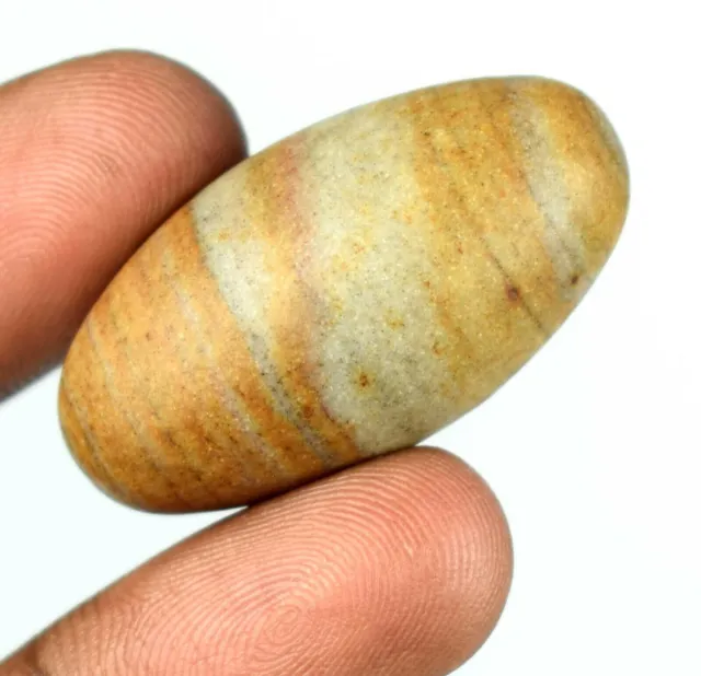 Natural 1.41" Shiva Lingam Healing Meditation Stone 17.04 Gram Home Decor Gift