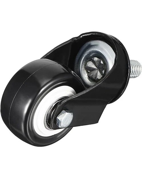 Ruote Ruote Ruote Rotanti 1,5 Pollici PU 360 Ruota Arrangiata Gastro, M10 x... 2