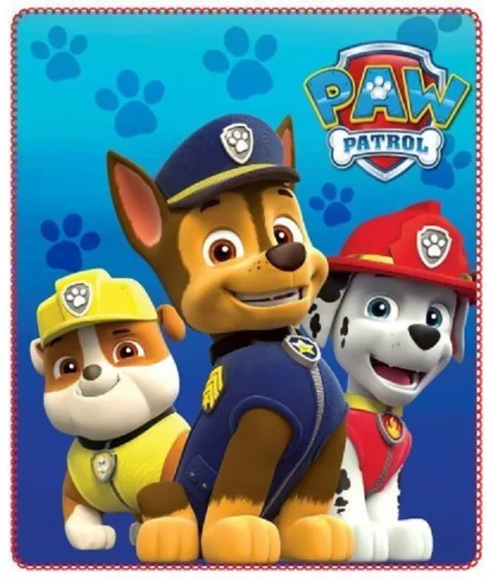 Paw Patrol morbidissima Coperta in Pile Plaid SPIN MASTE 140 x 120cm,bimbo mod.5