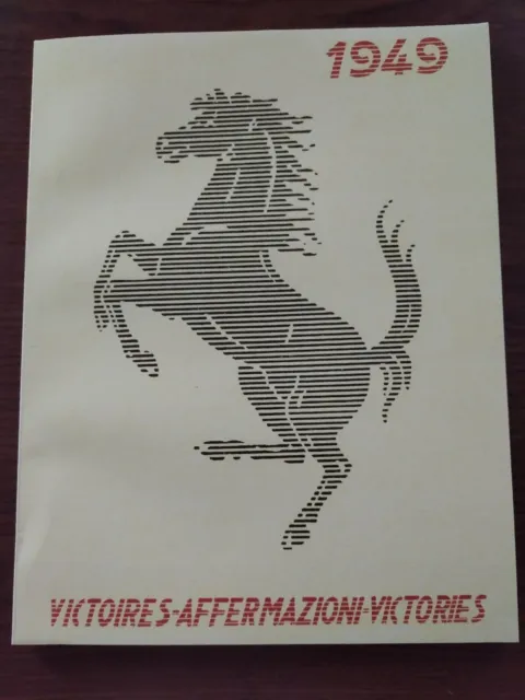 Yearbook Annuario Ferrari, Anno 1949, 1950, 1951,  1952, 1953, 1954, 1955, 1956 2