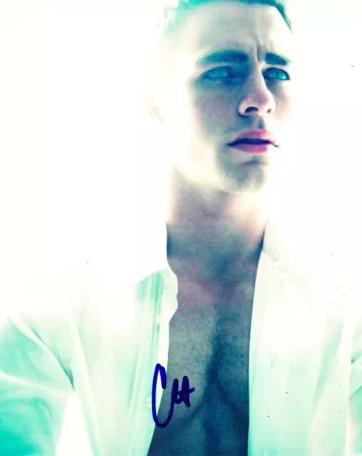 Hot Sexy Colton Haynes Signed 8X10 Photo Authentic Autograph Arrow Teen Wolf A