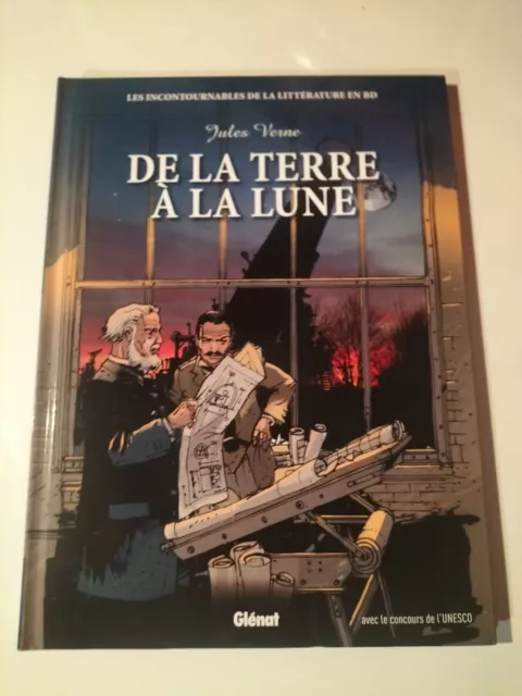 Les Incontournables De La Litterature En Bd N° 27 De La Terre A La Lune (O552)