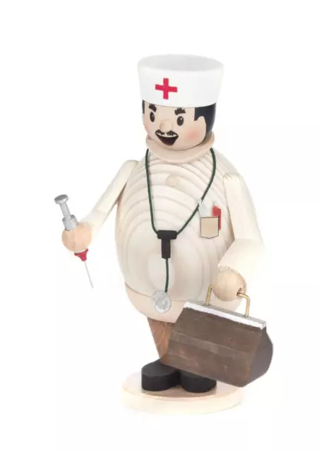 Standing Doctor Wooden German Guy Made In Germany Incense Burner Smoker 2