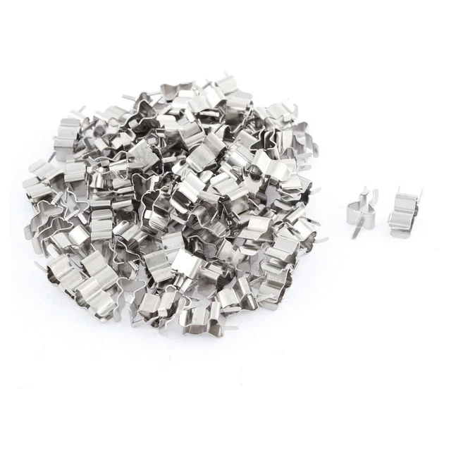 100pcs 5 x 20mm Tube en céramique verre Fusible rapiporte -clips
