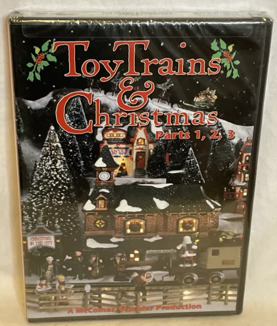 TOY TRAINS & Christmas Parts 1, 2, 3 DVD OOP 2003 Holiday Children's