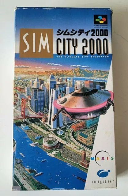 Sim City 2000 - Super Famicom - Complet - JAP - SHVC-P-AWWJ