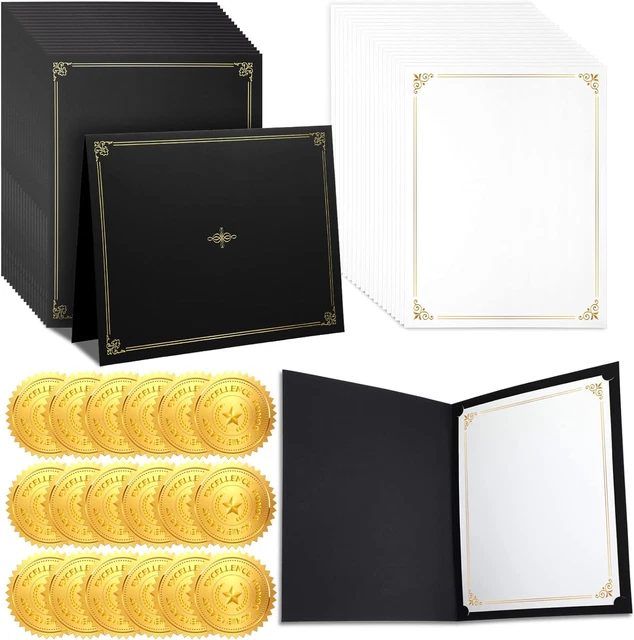 108 Pcs Certificate Kit Award Certificate Collection Include 36 Certificate Hold