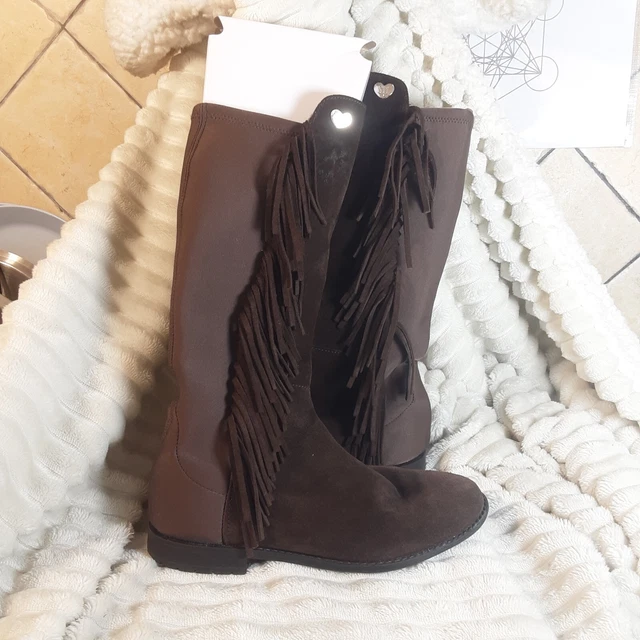 Bottes Stuart Weitzman 5050 Sur Les Genoux - Taille 4.5 UK - Cuir Noir - Neuf Avec Emballage