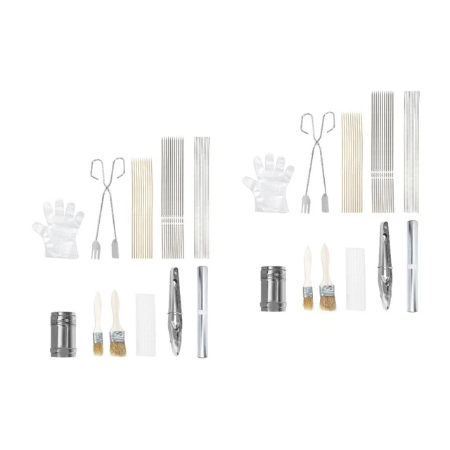 2 Sets Pinsel Indoor Grill Grill Werkzeug Set Grill Zubehör Für Outdoor Picknick