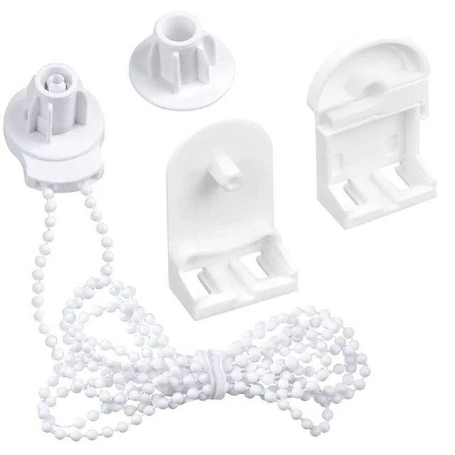 Ensemble De 2 Supports Pour Tringle à Rideaux Romains Avec Crochets Renforces Accessoires Pour Rideaux Support Pour Tringle Simple Blanc 98758380
