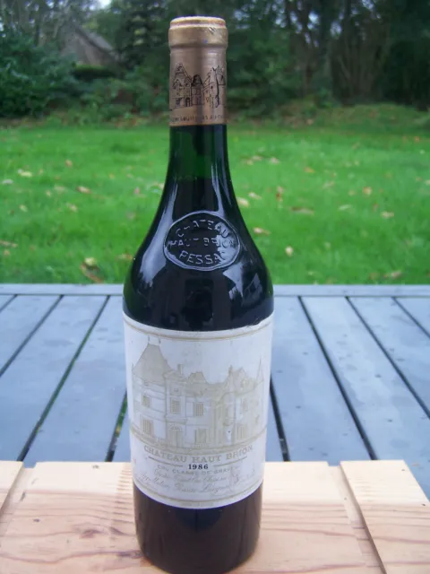 bouteille Chateau Haut Brion 1986 1er cru classé Pessac Leognan Graves vin